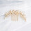 (Gold) Perlen Strass Braut Haarschmuck - 50 Char 1