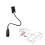 Unidade de Microfone de Teto de Carro 28336-5X00A para  NV200 Pathfinder VQ40 Juke 2013-2017Microfone de Telefone Corporal 283365X00A 2