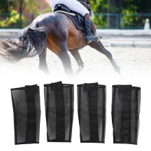 Breathable Mesh Horse Leg Boots, 48x38x38cm, Black Protective Wraps