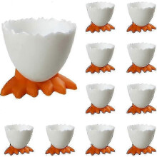 11 Pcs Cartoon Egg Holders for Soft & Hard Boiled Eggs - Fun Breakfast Egg Cups