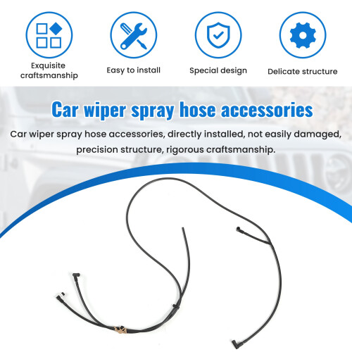 Front Windshield Washer Hose Wiper Spray Hose for   2015-2018 68197414AB 1