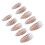 (XS) 10pcs Rhinestone False Nails for Stage Wear 4
