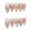 (XS) 10pcs Rhinestone False Nails for Stage Wear 5
