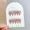 (M) 10pcs Rhinestone False Nails for Stage Wear 6