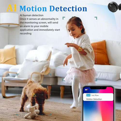 1080P WiFi Mini Camera Night Vision Motion Detection 160 1
