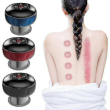 (black) Smart Cupping Therapy Massager With Red Light Therapy Electric Cupping Massage Device