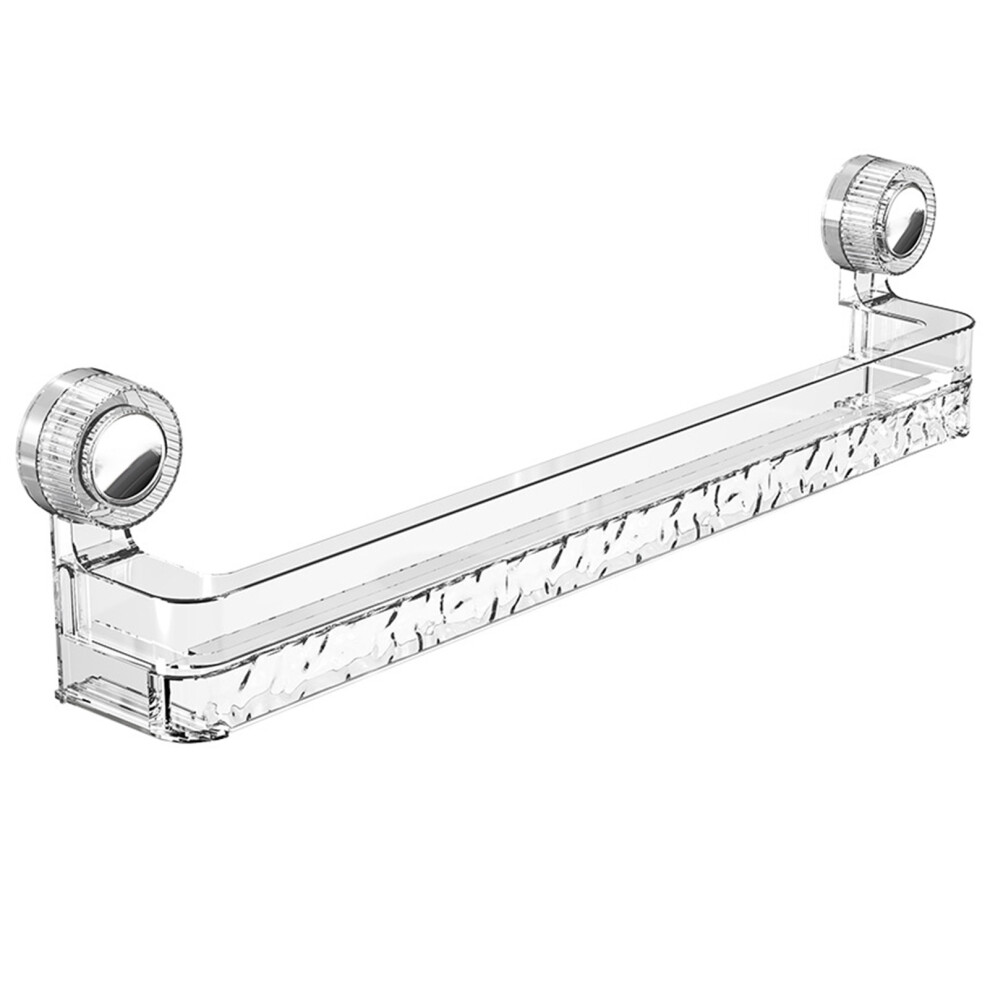 (White) Suction Cup Retractable Slipper Rack No Drilling Hang Walls Shoe Rack For Bath Towel Slippers Scrubber 6431700996548