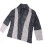 Herren offen gestrickter Pullover im Blockdesign Dunkelgrau XXL 3
