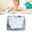 Dinosaur Water Doodle Mat, Cloth, Green/White 1