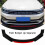 6x Front Bumper Splitter Glossy Black Red 4