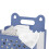 Wall Mounted Collapsible Laundry Basket L Blue Cap 5