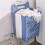 Wall Mounted Collapsible Laundry Basket XL Blue 1