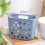 Wall Mounted Collapsible Laundry Basket L Blue Cap 12