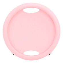 Rosa Bauchmuskelrolle mit 4 Rollen, 150 kg Belastbarkeit, 360 Drehung