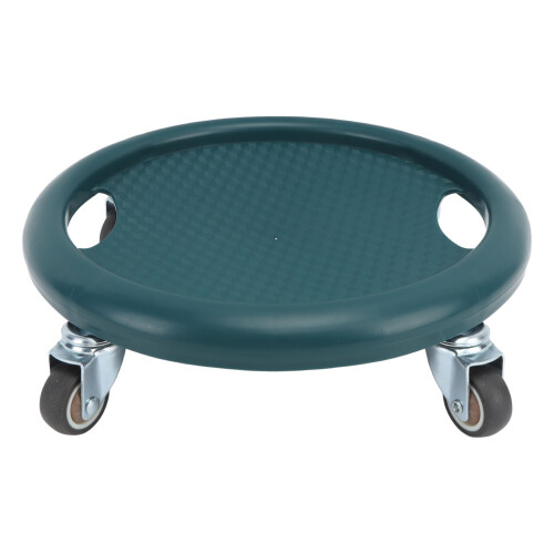 Dark Green Abdominal Wheel Board 4 Rollers 150kg Capacity