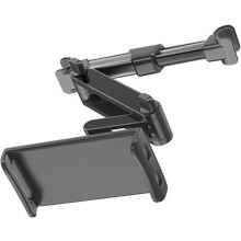 Verstellbare Auto-Tablet-Halterung, Kopfstützenhalterung, geeignet für Mobiltelefone und Tablets von 4,7 bis 12,9 Zoll