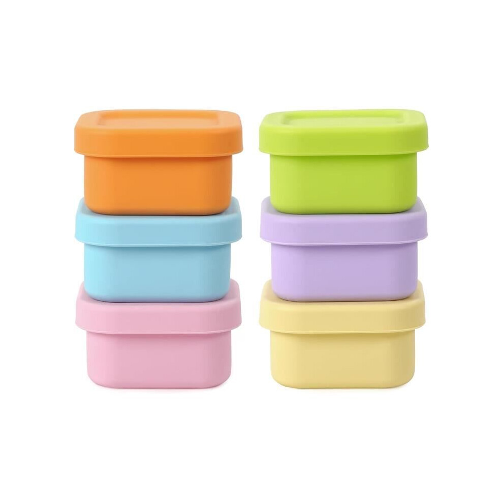 100Ml Silicone Baby Food Mold, Reusable Baby Food Freezer Container With Leakproof Lid, Microwave, Freezer & Dishwasher Safe Aihontai