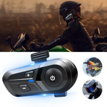 MIOLOE Motorhelm Bluetooth Kit - Bluetooth 5.3 - IPX67 Waterdicht - 70H Batterijduur - Universeel