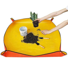 Oppotmat - Niet gespecificeerd - 2 stuks - Waterdicht - Oranje - 100x100 cm en 50x50 cm
