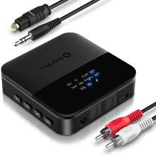 Bluetooth 5.0 Transmitter and Receiver, Bluetooth Audio Adapter, Digital Optical Transmitter and 3.5mm RCA Audio Adapter, A[J59]
