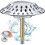 Universal Bath Plug, 2-in-1 Bath Plug Hair Filter, Adjustable Height Bath Drain with Filter Design. 1