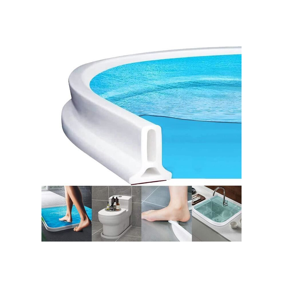 Folding Shower Barrier, 100Cm Shower Stopper, Water Retention System For Barrier And Keeping Water Inside The Threshold 8581603426814