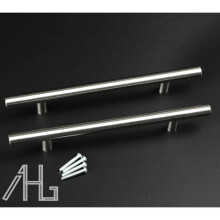 Meubelgreep van roestvrij staal met T-stang - 20 stuks - hartafstand 160 mm - Modern design