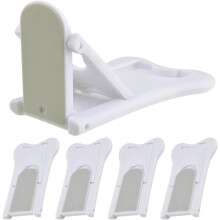 5 Sliding Door Stoppers, Window Stoppers without Drilling, Security Locks for Door, Window, and Cupboard Use