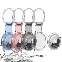 Set of 4 transparent cases for Apple AirTag, keychain, AirTag location tracker