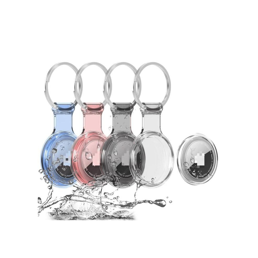 Set Of 4 Transparent Cases For Apple Airtag, Keychain, Airtag Location Tracker 8581603426630