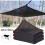 Shade sail - Handmade - Rectangular - 2M x 3M - Black - UV protection 1