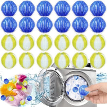 24 stuks wasmachine ontharingsballen, herbruikbare wasmachine ontharingsballen, voor honden, katten en dierenhaar
