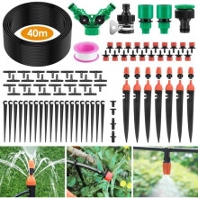 40M Automatic Drip Irrigation Kit, Micro Irrigation Kit for Garden, Lawn, and Plants