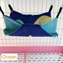 Small Animal Hammocks, Ferrets, Rat Hammocks And Cage Tunnels, Hamsters, Squirrels, Cage Toys (ocean)