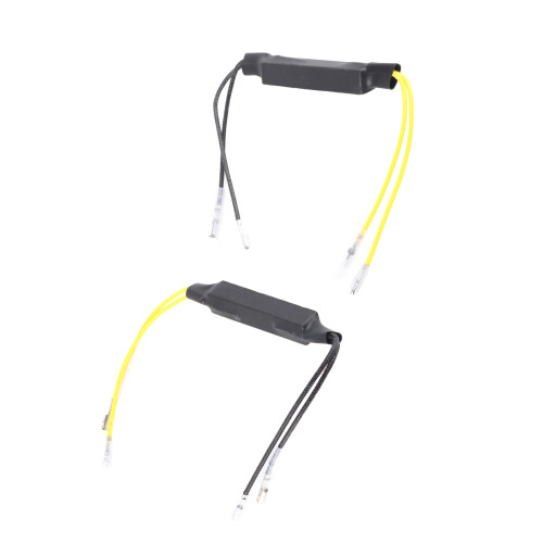 21W LED Lastwiderstand & Decoder Fix für Motorradblinker, 2 Stück