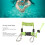 Diving Hook Rope Stainless Steel TPU Green 3