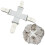 (White) Bed Sheet Holder - No Tangling for Home & Dorm 2