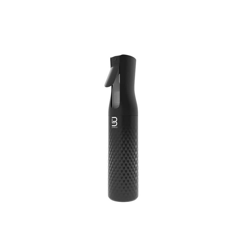 L3vel3 Beveled Continuous Spray Bottle - Black