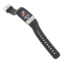 Smartwatch für Männer und Frauen 1,14 Zoll Bluetooth wasserdicht Fitness Schwarz