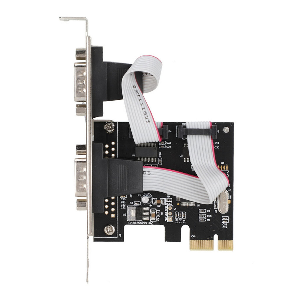 Pci-E Serial Card Dual Rs232 Db9 7340572596024