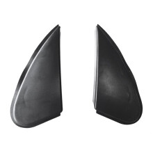 L+R Rearview Mirror Triangle Door Side Mirror Triangle Cover Trim for 2014-2018 60118-02120 60117-02120