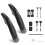 26-29in Universal Bike Mudguards Black A Pair 3