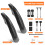 26-29in Universal Bike Mudguards Black A Pair 4