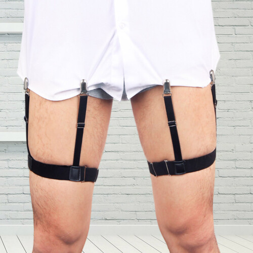 Strong Grip Shirt Stays - Adjustable Hidden Belt for Work 1
