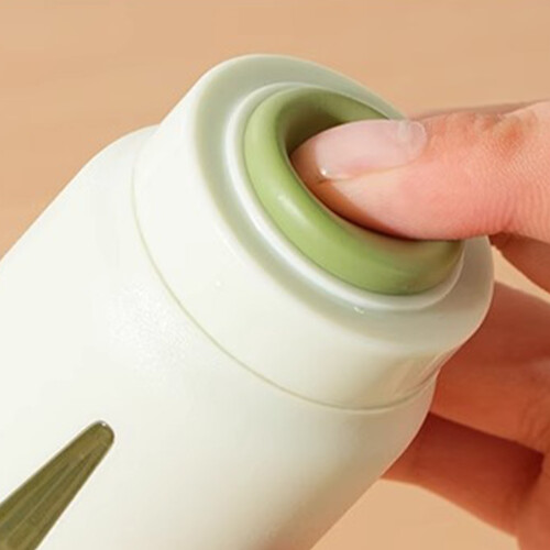 (Green) Ergonomic Kitchen Brush with Liquid Dispenser 2