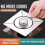 (Plastic Core) Grille de Sol Bain Acier Inoxydable 304 2