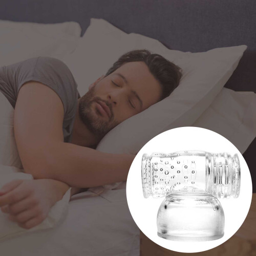 Men\'s Vibrating Masturbator Cup - Transparent 2
