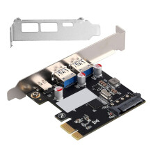 Uitbreidingskaart Desktop Grafische Kaart PCI-E1x Naar USB3.1 Type-C Kaart USB3.0 A Adapterkaart Voorwaarts en Achterwaarts Insteken