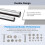 22PCS Disc Brake Caliper Press Tool Kit Piston Caliper Compressor Tool Set for Brake Pad Replac Reset with Case Red 6