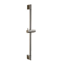 Stainless Steel Brushed Nickel Shower Slide Bar with Holder, Adjustable Height Bathroom Rod